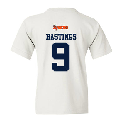 Syracuse - NCAA Football : Isaiah Hastings - Classic Shersey Youth T-Shirt-1