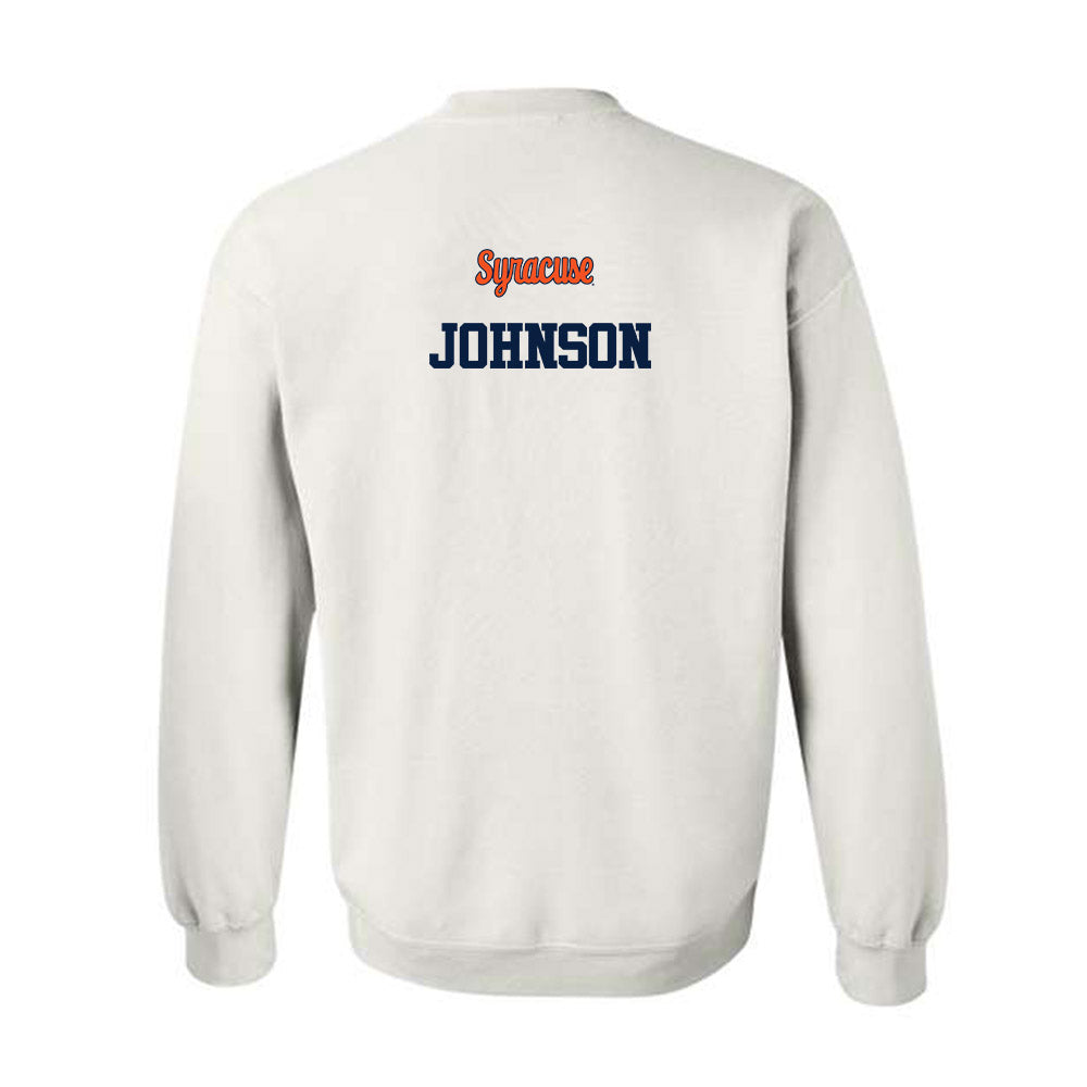 Syracuse - NCAA Football : Keyshawn Johnson - Classic Shersey Crewneck Sweatshirt-1