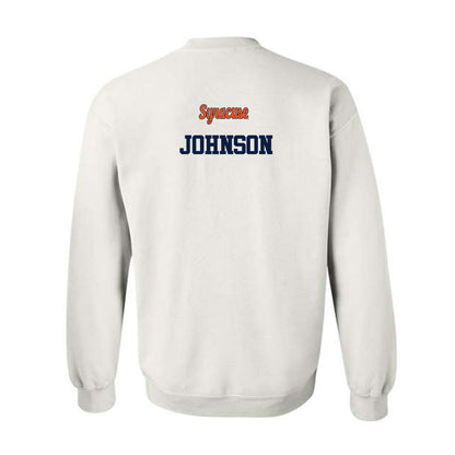 Syracuse - NCAA Football : Keyshawn Johnson - Classic Shersey Crewneck Sweatshirt-1
