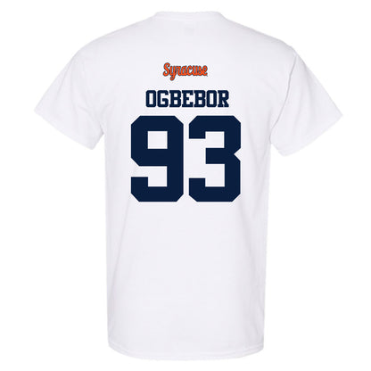 Syracuse - NCAA Football : Nissi Ogbebor - Classic Shersey T-Shirt-1