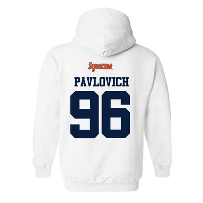 Syracuse - NCAA Football : Mateja Pavlovich - Classic Shersey Hooded Sweatshirt-1