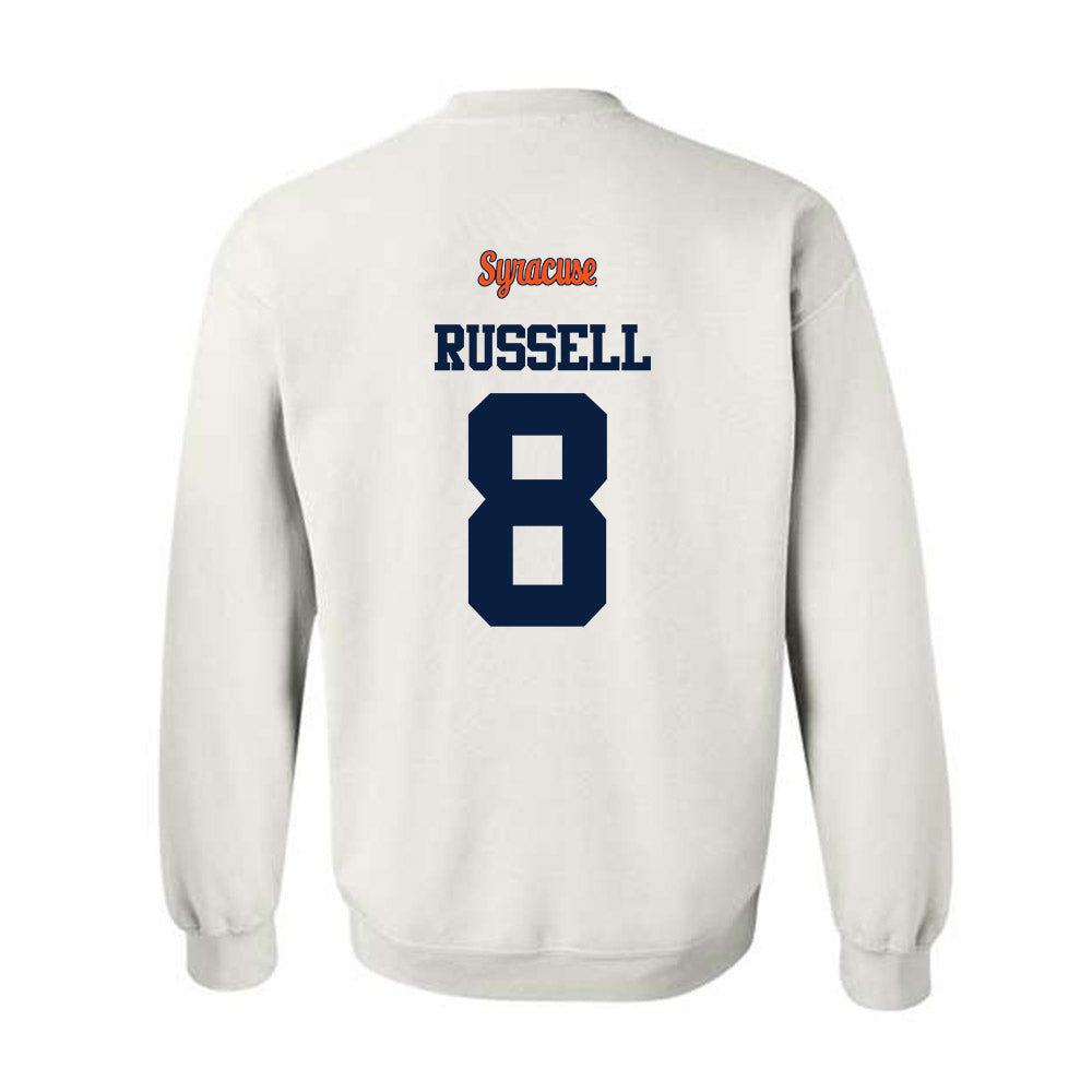 Syracuse - NCAA Football : Tyshawn Russell - Classic Shersey Crewneck Sweatshirt-1