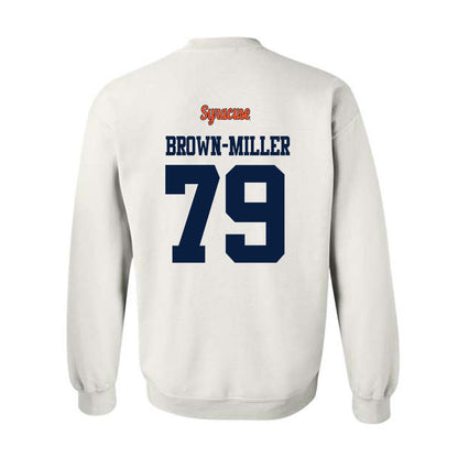 Syracuse - NCAA Football : Travis Brown-Miller - Classic Shersey Crewneck Sweatshirt-1