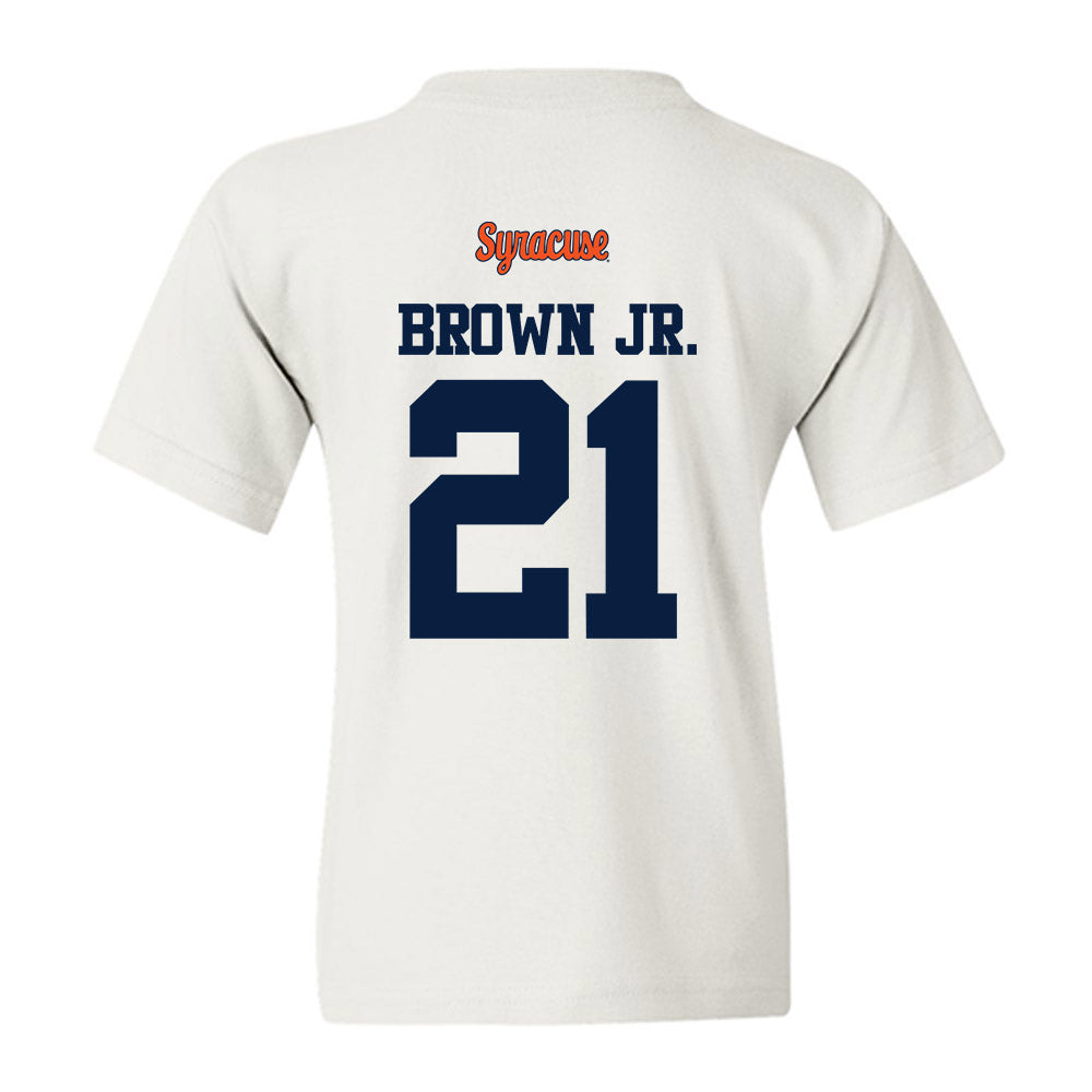 Syracuse - NCAA Football : Fran Brown Jr. - Classic Shersey Youth T-Shirt-1
