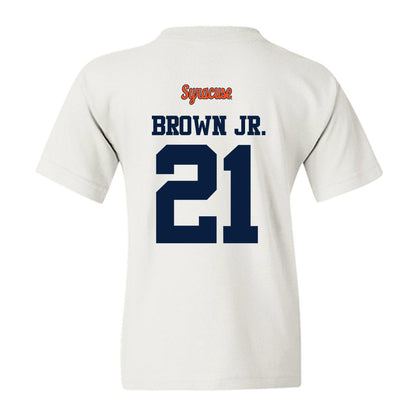 Syracuse - NCAA Football : Fran Brown Jr. - Classic Shersey Youth T-Shirt-1