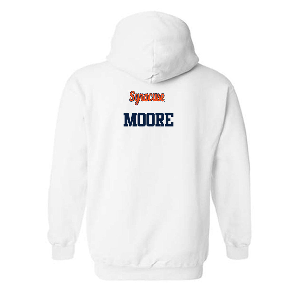 Syracuse - NCAA Football : Elijah Moore - Classic Shersey Hooded Sweatshirt-1