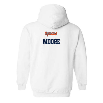 Syracuse - NCAA Football : Elijah Moore - Classic Shersey Hooded Sweatshirt-1