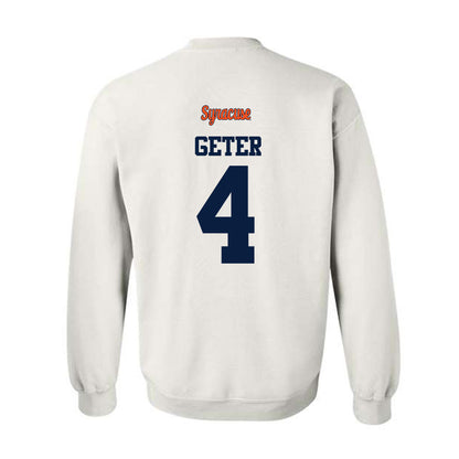 Syracuse - NCAA Football : Chase Geter - Classic Shersey Crewneck Sweatshirt-1