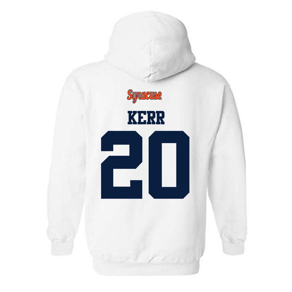 Syracuse - NCAA Football : Davion Kerr - Classic Shersey Hooded Sweatshirt-1