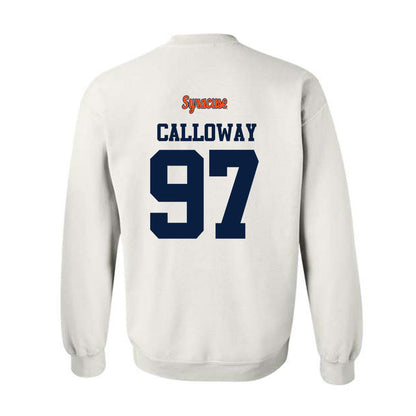 Syracuse - NCAA Football : Clark Calloway - Classic Shersey Crewneck Sweatshirt-1