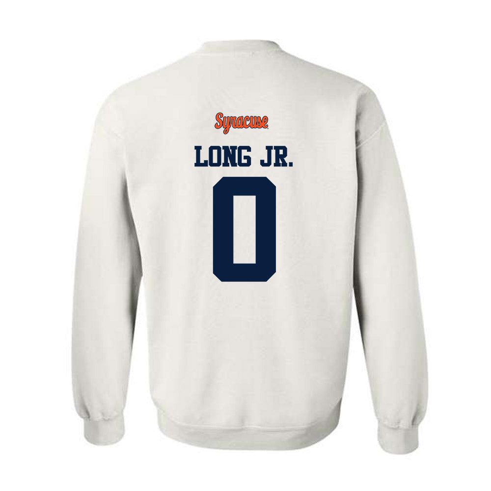 Syracuse - NCAA Football : Braheem Long Jr. - Classic Shersey Crewneck Sweatshirt-1