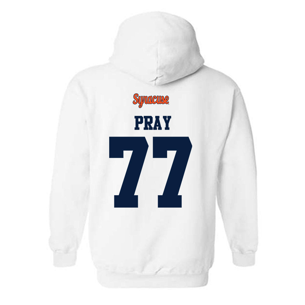 Syracuse - NCAA Football : Jaylen Pray - Classic Shersey Hooded Sweatshirt-1