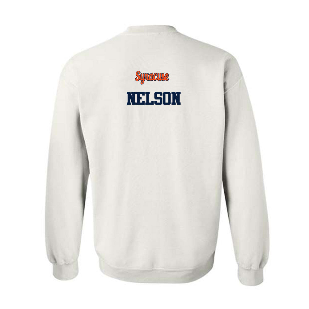 Syracuse - NCAA Football : Malachi Nelson - Classic Shersey Crewneck Sweatshirt-1