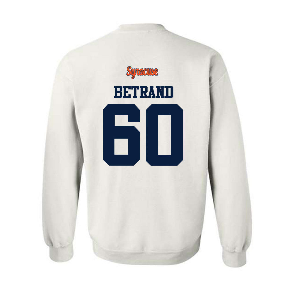 Syracuse - NCAA Football : Naquil Betrand - Classic Shersey Crewneck Sweatshirt-1