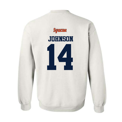 Syracuse - NCAA Football : Darius Johnson - Classic Shersey Crewneck Sweatshirt-1