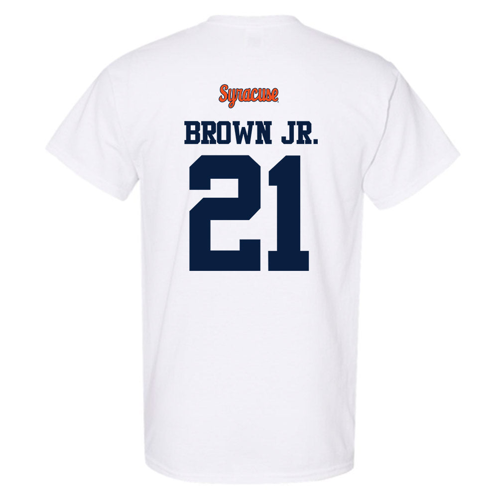 Syracuse - NCAA Football : Fran Brown Jr. - Classic Shersey T-Shirt-1