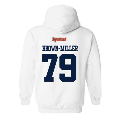 Syracuse - NCAA Football : Travis Brown-Miller - Classic Shersey Hooded Sweatshirt-1