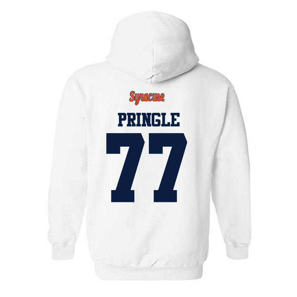 Syracuse - NCAA Football : Kam Pringle - Classic Shersey Hooded Sweatshirt-1