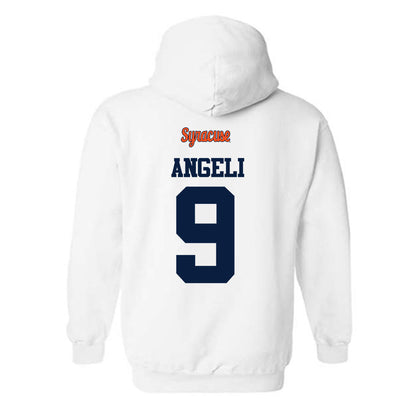 Syracuse - NCAA Football : Steve Angeli - Classic Shersey Hooded Sweatshirt-1