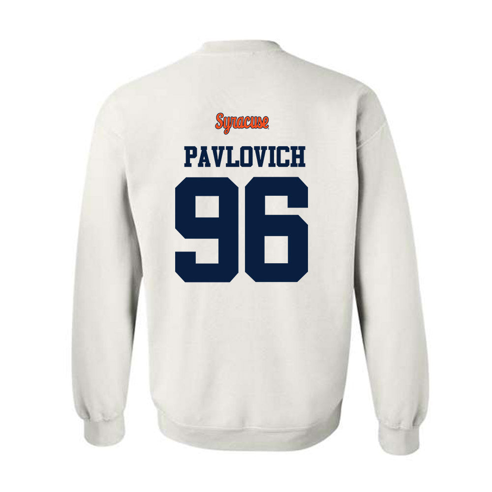 Syracuse - NCAA Football : Mateja Pavlovich - Classic Shersey Crewneck Sweatshirt-1
