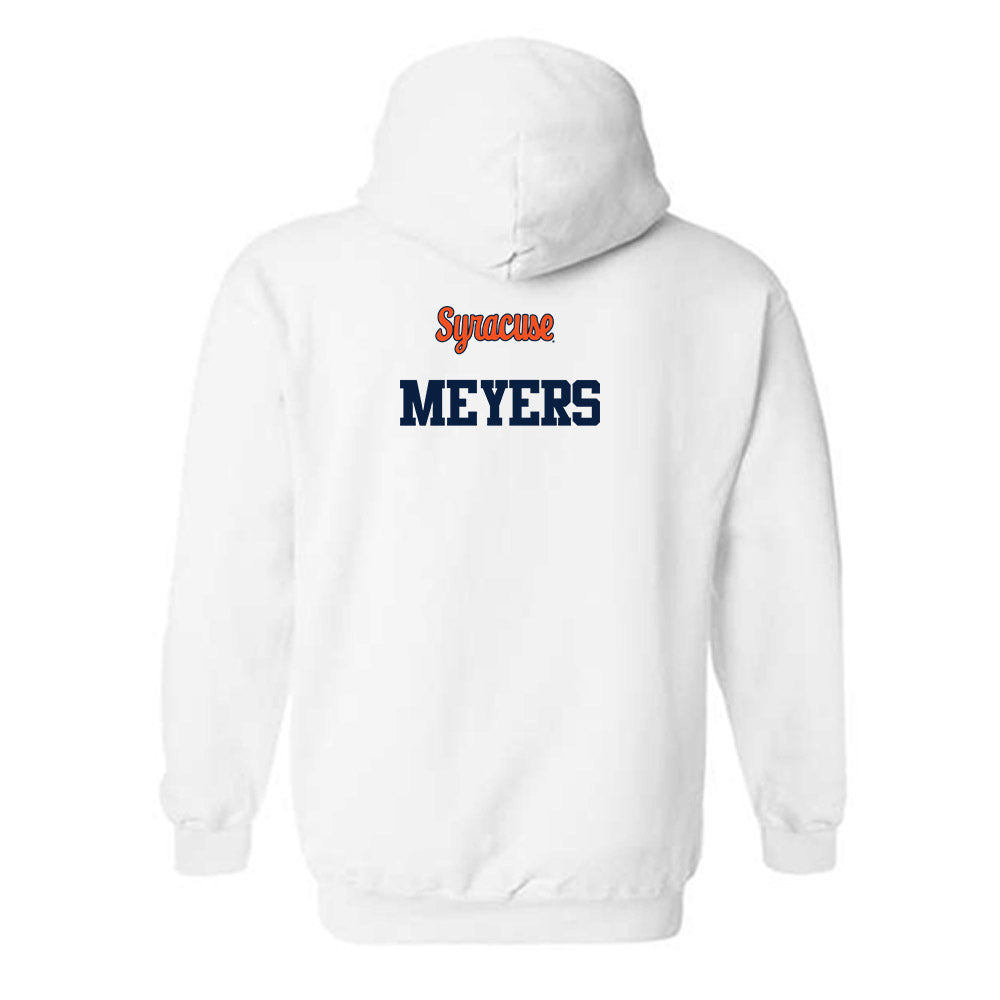 Syracuse - NCAA Football : Noah Meyers - Classic Shersey Hooded Sweatshirt-1