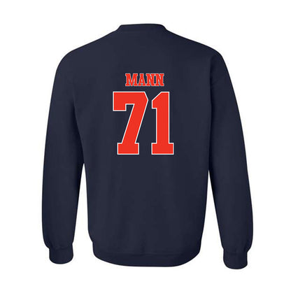 Syracuse - NCAA Football : Jayden Mann - Classic Shersey Crewneck Sweatshirt-1