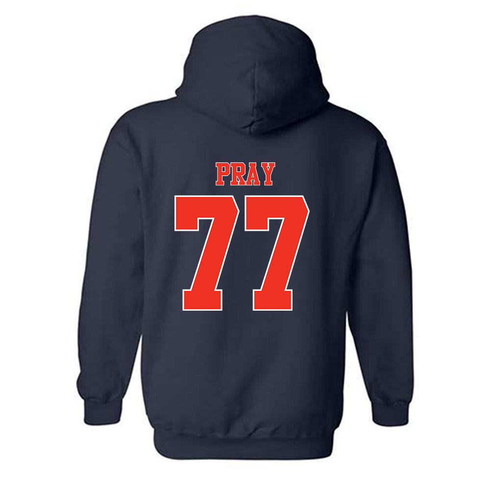 Syracuse - NCAA Football : Jaylen Pray - Classic Shersey Hooded Sweatshirt-1