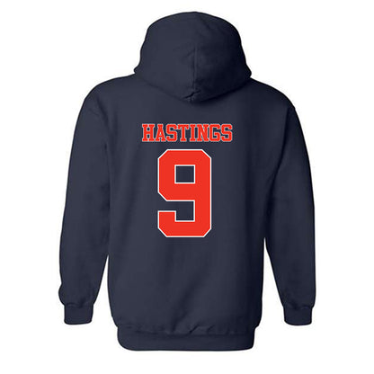 Syracuse - NCAA Football : Isaiah Hastings - Classic Shersey Hooded Sweatshirt-1