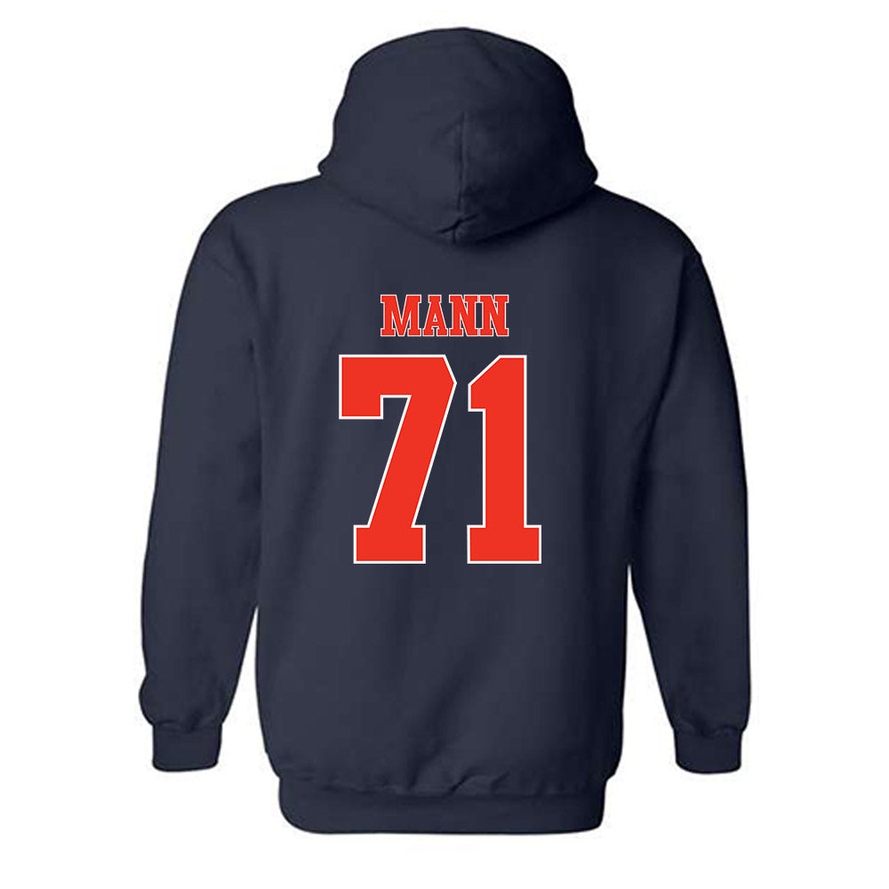 Syracuse - NCAA Football : Jayden Mann - Classic Shersey Hooded Sweatshirt-1