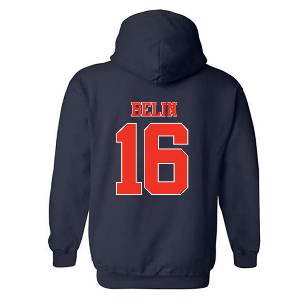 Syracuse - NCAA Football : Rich Belin - Classic Shersey Hooded Sweatshirt-1