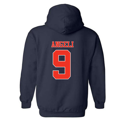 Syracuse - NCAA Football : Steve Angeli - Classic Shersey Hooded Sweatshirt-1