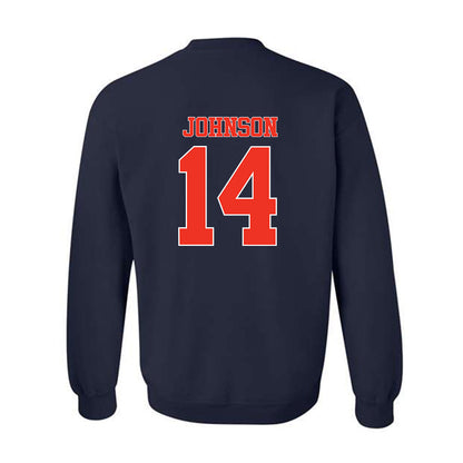 Syracuse - NCAA Football : Darius Johnson - Classic Shersey Crewneck Sweatshirt-1