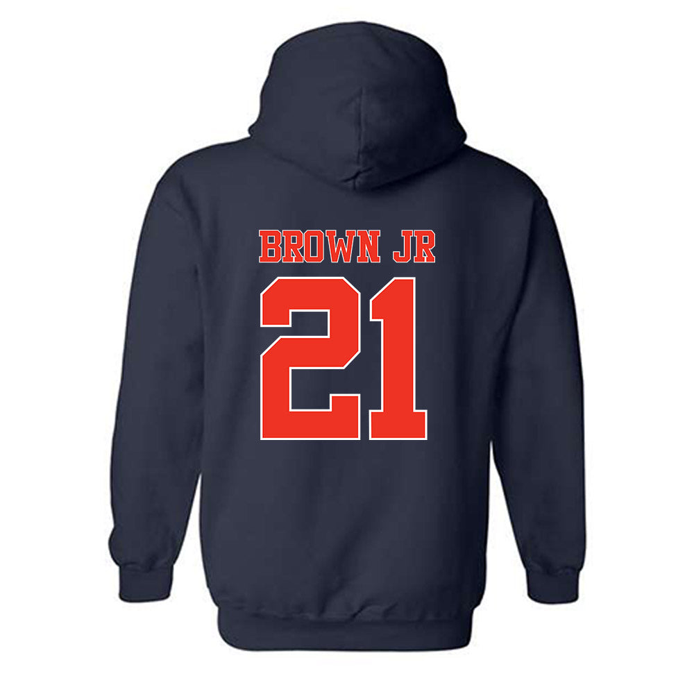 Syracuse - NCAA Football : Francis Brown Jr - Classic Shersey Hooded Sweatshirt-1
