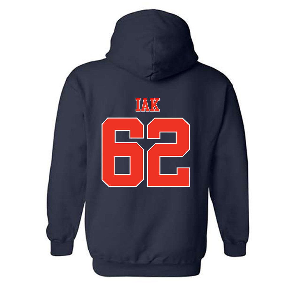 Syracuse - NCAA Football : Jackson Iak - Classic Shersey Hooded Sweatshirt-1