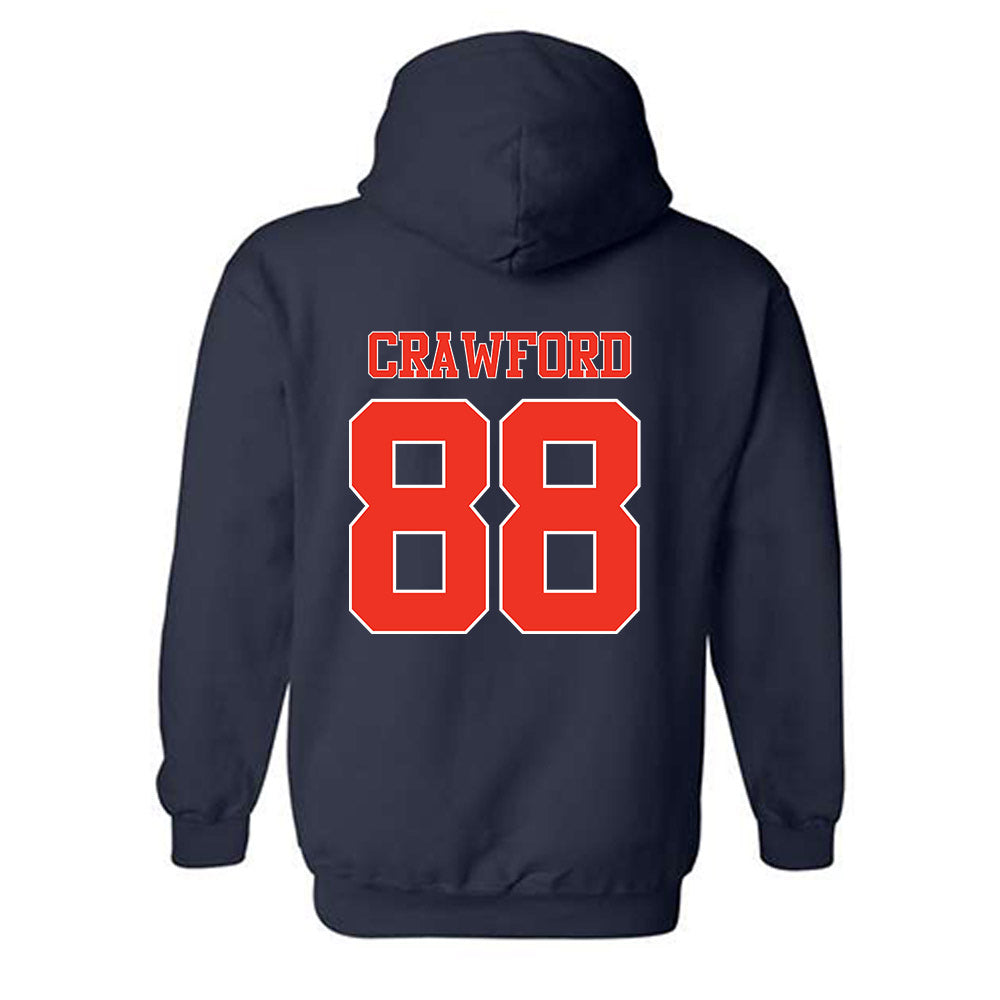 Syracuse - NCAA Football : Elijah Crawford - Classic Shersey Hooded Sweatshirt-1