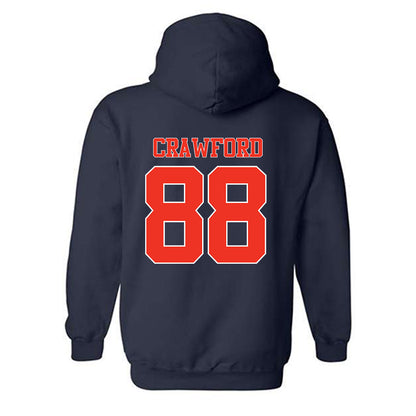 Syracuse - NCAA Football : Elijah Crawford - Classic Shersey Hooded Sweatshirt-1