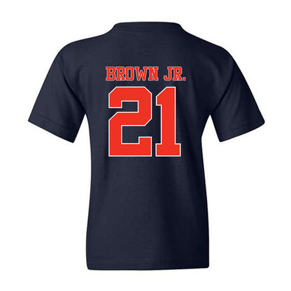 Syracuse - NCAA Football : Fran Brown Jr. - Classic Shersey Youth T-Shirt-1