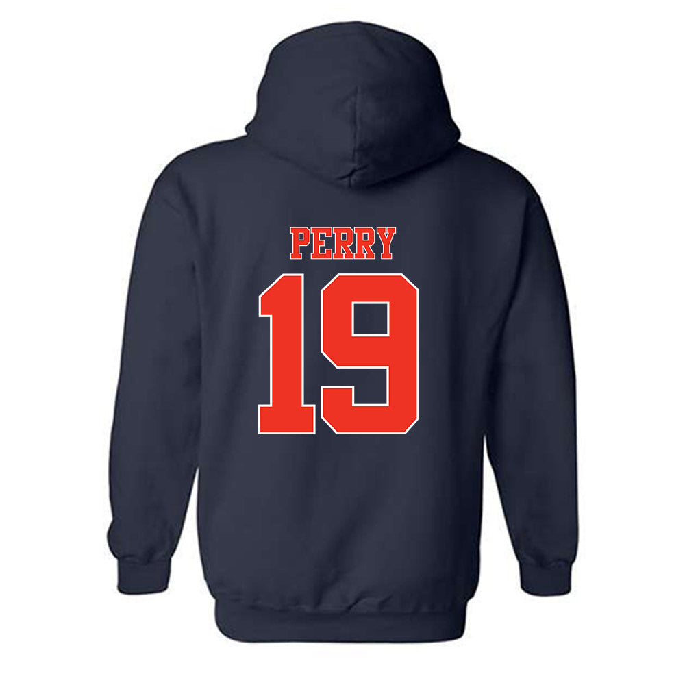 Syracuse - NCAA Football : Cornell Perry - Classic Shersey Hooded Sweatshirt-1