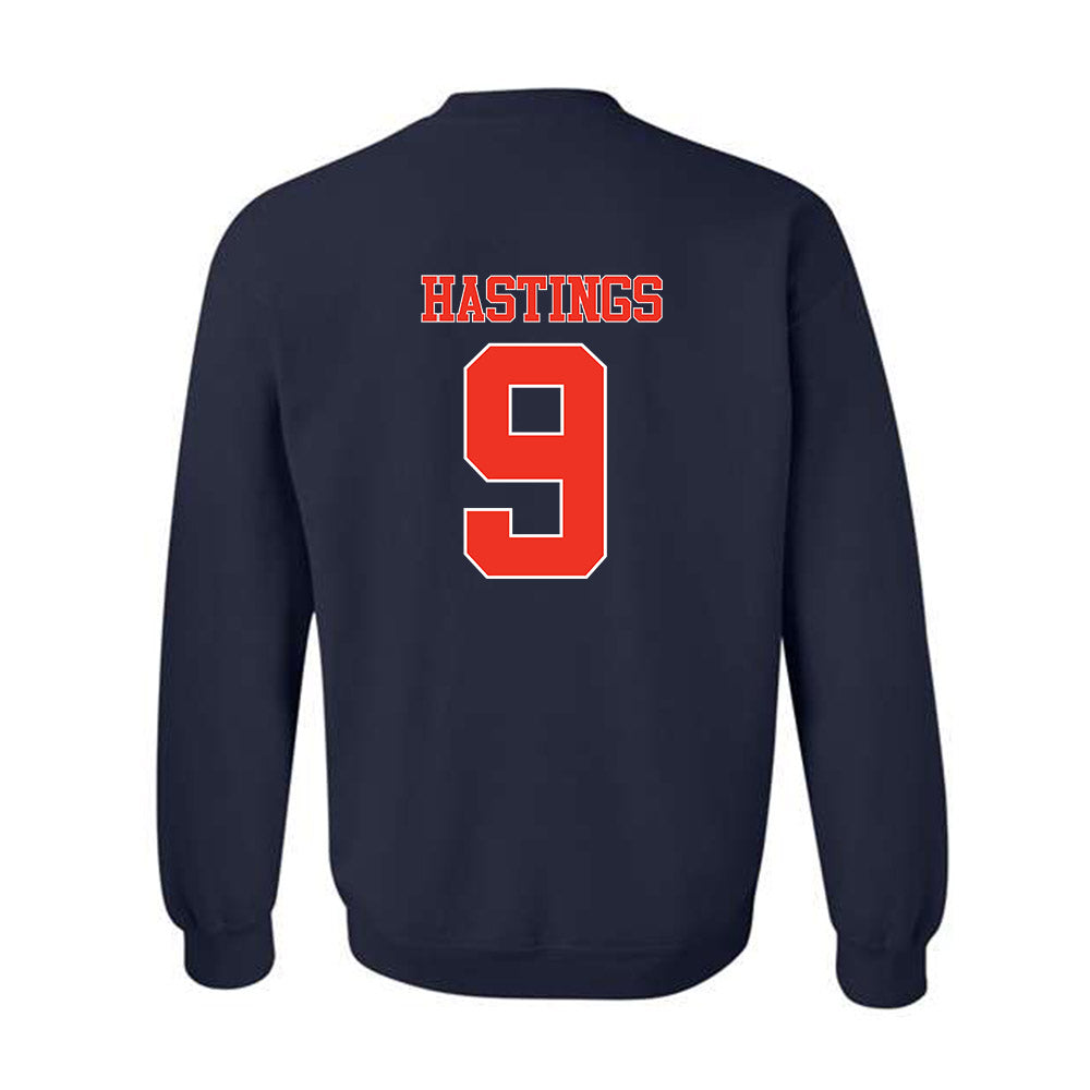 Syracuse - NCAA Football : Isaiah Hastings - Classic Shersey Crewneck Sweatshirt-1