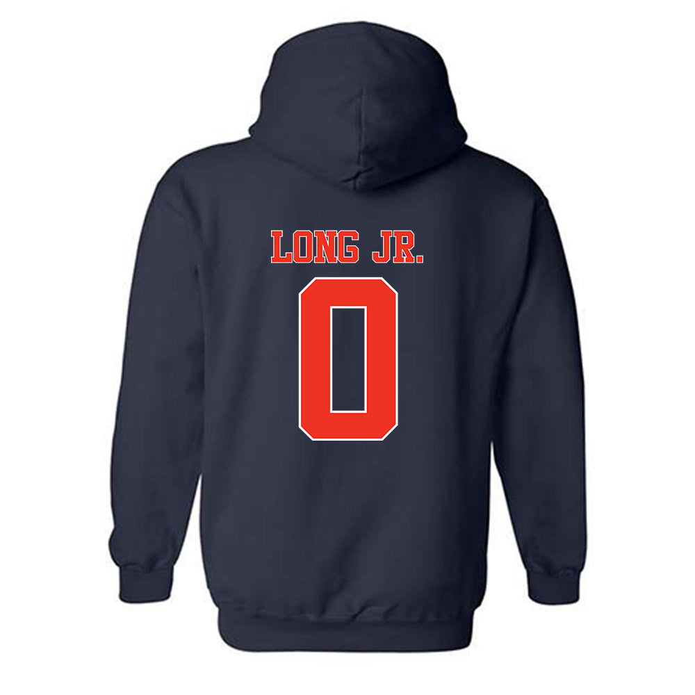 Syracuse - NCAA Football : Braheem Long Jr. - Classic Shersey Hooded Sweatshirt-1