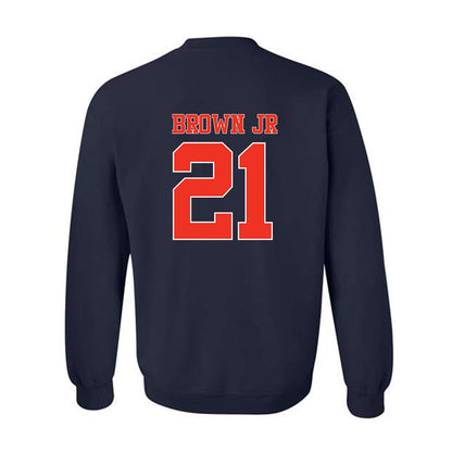 Syracuse - NCAA Football : Francis Brown Jr - Classic Shersey Crewneck Sweatshirt-1