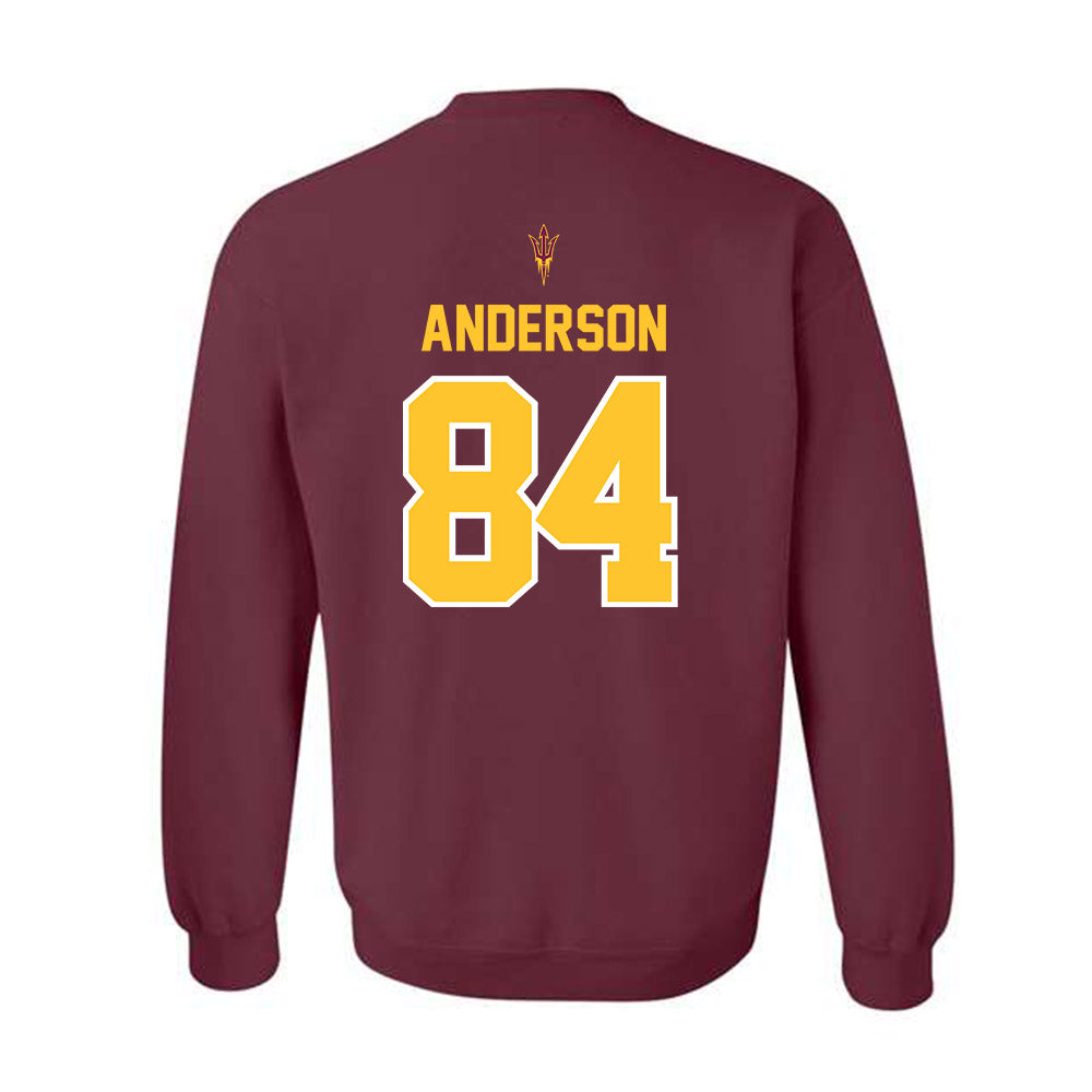 Arizona State - NCAA Football : Landen Anderson - Big12 Championship Crewneck Sweatshirt-1