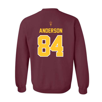 Arizona State - NCAA Football : Landen Anderson - Big12 Championship Crewneck Sweatshirt-1