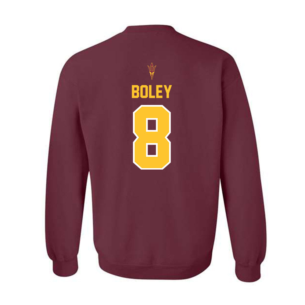Arizona State - NCAA Football : Cutter Boley - Big12 Championship Crewneck Sweatshirt-1