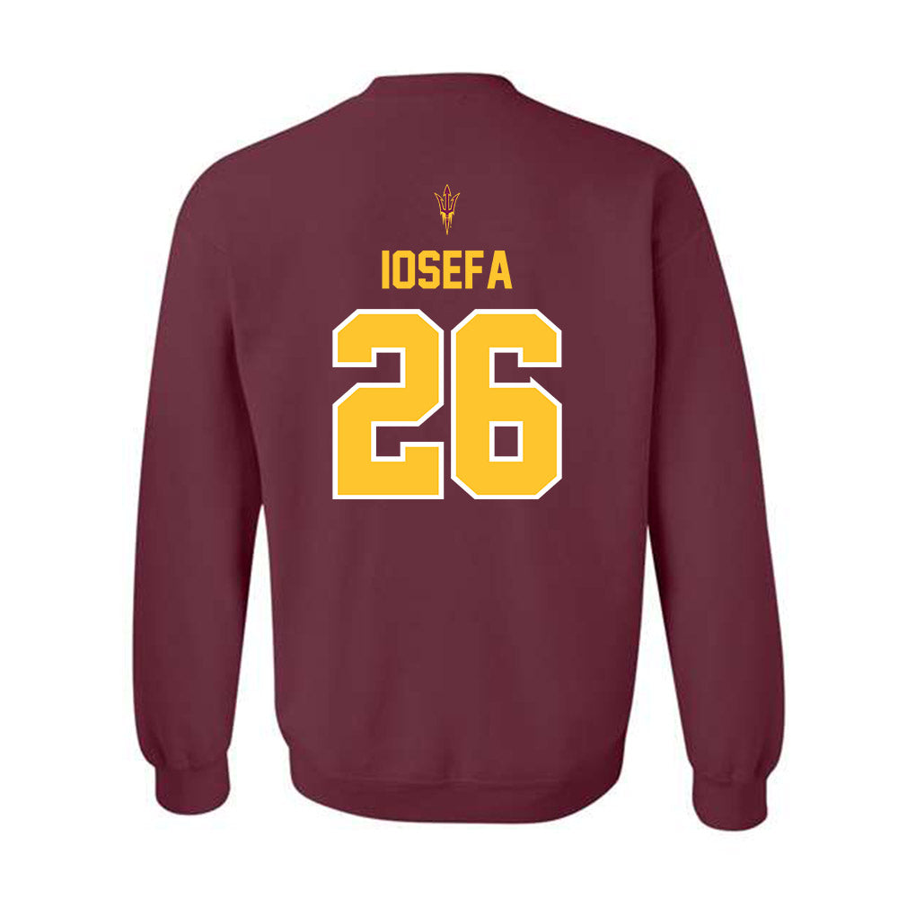 Arizona State - NCAA Football : Isaiah Iosefa - Big12 Championship Crewneck Sweatshirt-1