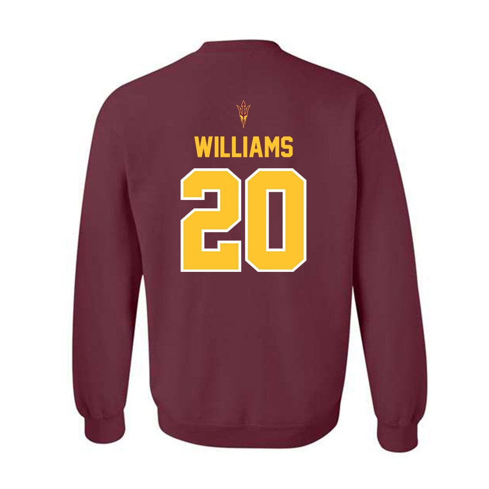 Arizona State - NCAA Football : Maurice Williams - Big12 Championship Crewneck Sweatshirt-1