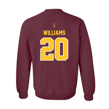 Arizona State - NCAA Football : Maurice Williams - Big12 Championship Crewneck Sweatshirt-1