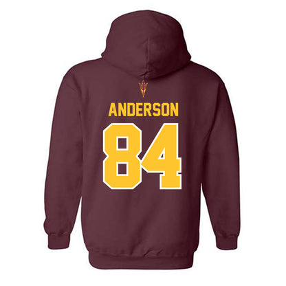 Arizona State - NCAA Football : Landen Anderson - Big12 Championship Hooded Sweatshirt-1