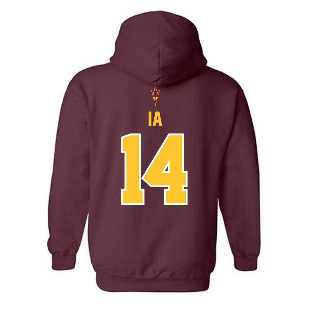 Arizona State - NCAA Football : AJ Ia - Big12 Championship Hooded Sweatshirt-1