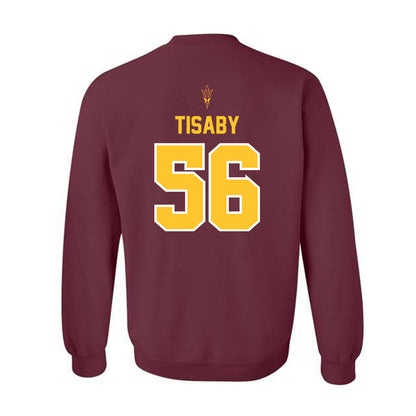Arizona State - NCAA Football : Cortavious Tisaby - Big12 Championship Crewneck Sweatshirt-1